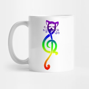 Musicat in Technicolor Mug